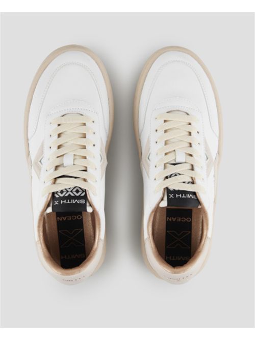 Sneakers con logo laterale e tallone rosa Ocean Smith X SMITH X | SXBCOCW-9552-WLZ